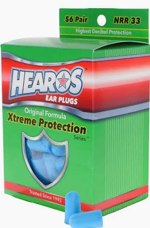 Hearos Original Formulation Xtreme Protection Ear Plugs (NRR 33 | 14 pairs)