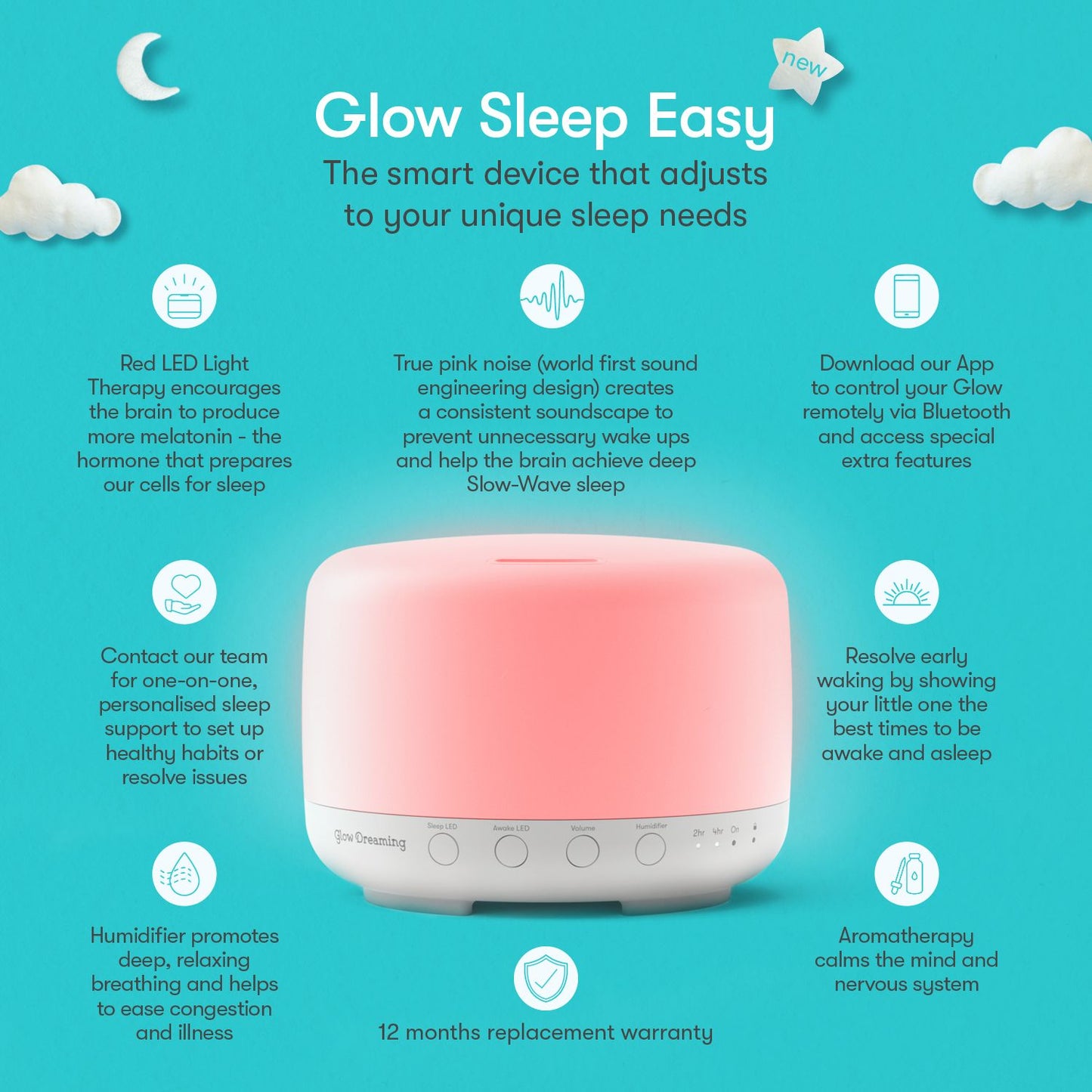 Glow Dreaming - Glow Sleep Easy All-In-One Machine