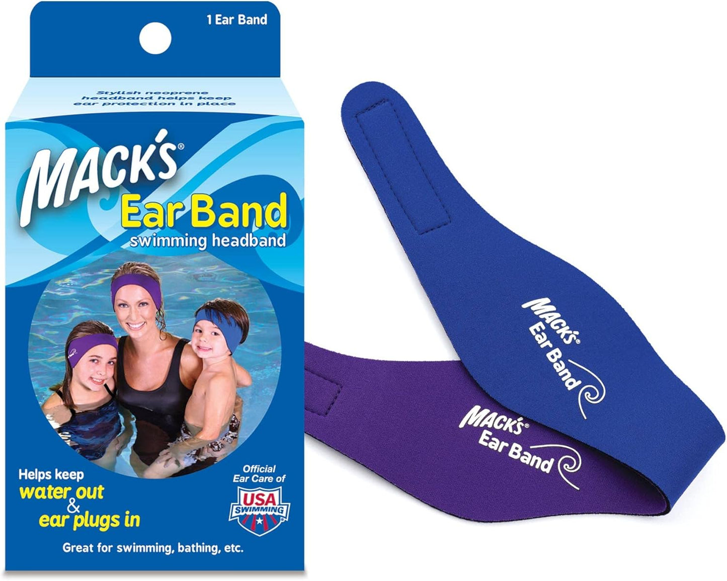 Macks Ear Band Swimming Headband