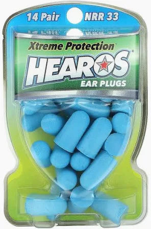 Hearos Original Formulation Xtreme Protection Ear Plugs (NRR 33 | 14 pairs)